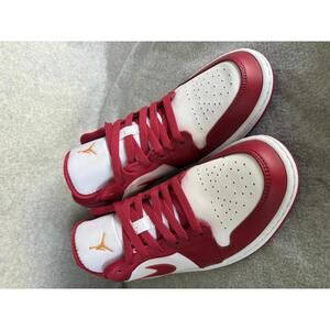 Air Jordan 1 Low “Cardinal Red/Light Curry” – 553558-607 – Men’s 11.5 – New